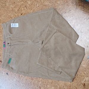 Empyre Women's Loose Fit Beige Corduroy Jeans Size 16 NWT